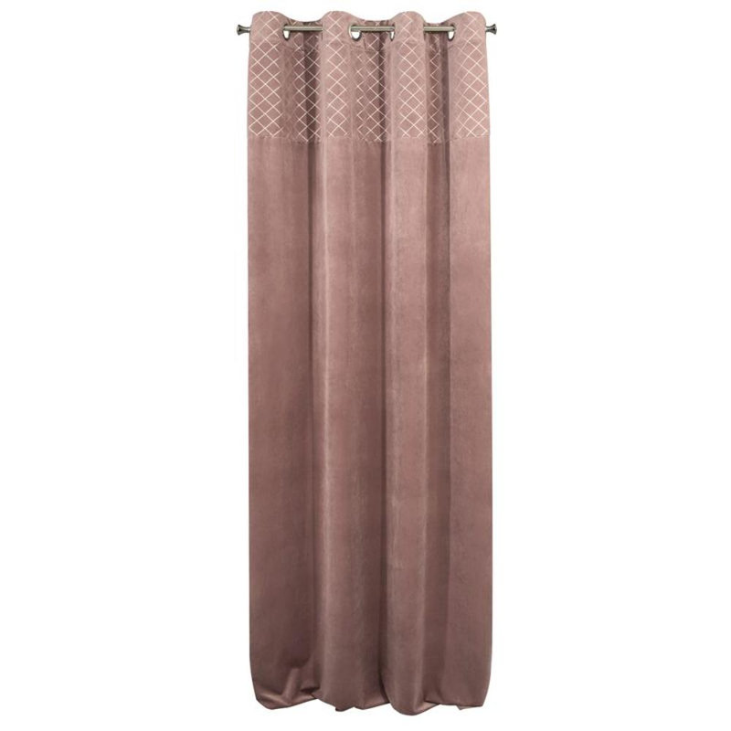 Blackout Curtain Single Panel, Pink