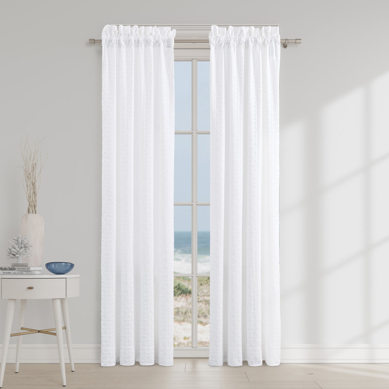 Paire de panneaux de fenêtre 84 "Bayside - blanc