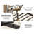 Twin Metal Loft Bed With L-Shaped Desk, Charging Station Loft Bed Frame Twin Size, Safety Guard & Ladder, No Box Spring Needed, Black