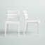 Chaise de terrasse empilable Ayvah-28459575