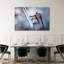 Blue-Eyed Predator Contemporary Wall Art Print 1 Piece Wrapped Canvas Wall Art-736373518