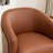 Delwood Faux Leather Modern & Comfort Swivel Barrel Chair-1199035863