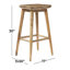 Tabouret de bar en bois massif