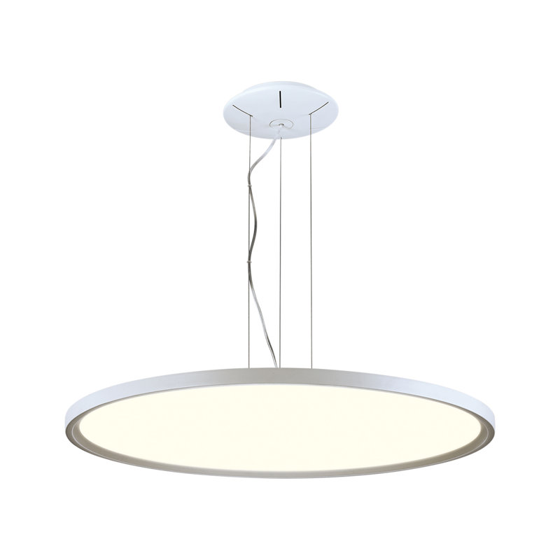 Luminaire suspendu géométrique à 1 lumière Ahtziri, H 59,06 po x l 32,28 po x P 32,28 po