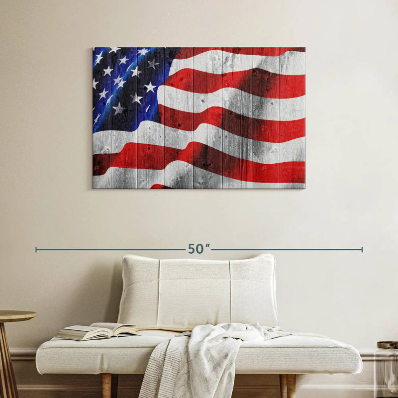 Borges Wavy American Flag