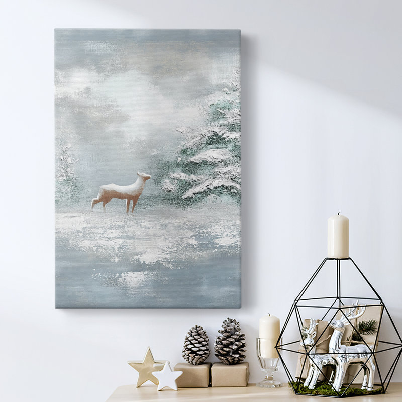 Christmas Holiday Art - Gallery Wrapped Canvas CLXI, 18" H x 12" W