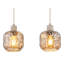 Sumako 4 - Light Bronze Geometric Pendant