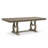 Chadwick 76"–96" Trestle Extendable Dining Table — Self-Storing Leaf · Seats 8 · Gray Cashmere Finish