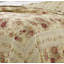 Antique Rose Cotton Reversible Quilt Set with Throw Pillows-1171742924-1105043015