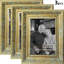 Cadre photo décoratif doré antique 3 pièces pour photos et tablettes de chambre 8 po x 10 po-1230140505-1230140500-1230140511