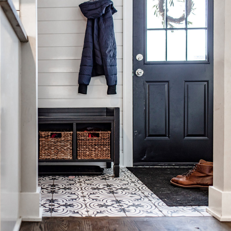 Twenties 8" x 8" Ceramic Patterned Wall & Floor Tile