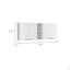 Armoire murale Ontario, porte double-101610353