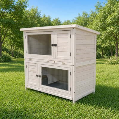 Weather Resistant Rabbit Small Animal Hutch