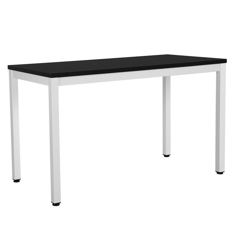 Hedgevale Metal Base Writing Desk, Black/White