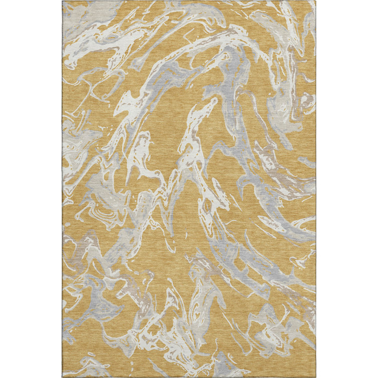 Premium Machine Washable Cossette AMF1035 Abstract Rug