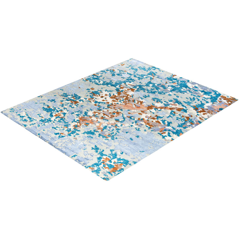 Overdyed One-of-a-Kind 8' 3" X 10' 2" Hand Knotted Area Rug