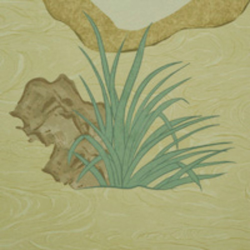 Yashinoki Crane Panel Set, Gold