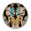 Horloge murale surdimensionnée en bois-301177164