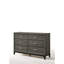 Commode au fini gris patiné