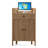 Rustic Half-Circle Manufactured Wood Reception Desk