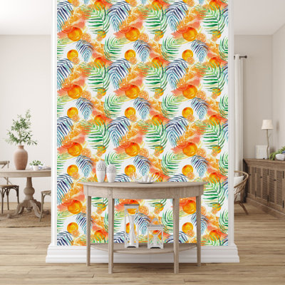 Askewville Peel & Stick Floral Tile