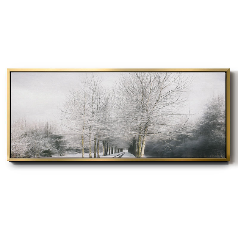 «Winter is Here», toile encadrée, H 20 po x l 50 po