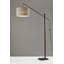 Lampe sur pied arquée 76,5 po Doughty