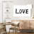 Kema Love BW Wall Sign