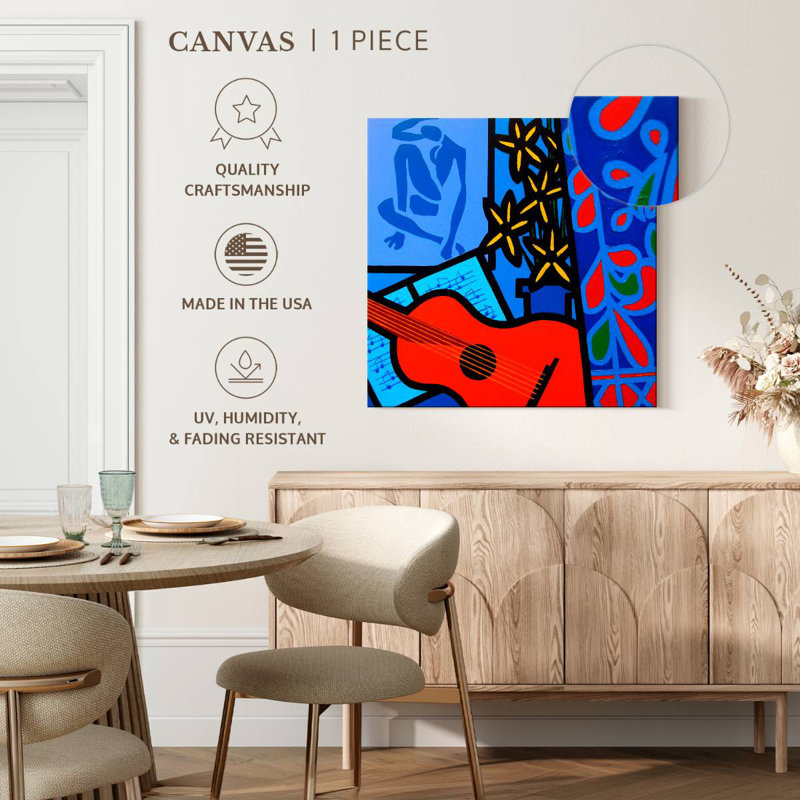 Nature morte avec Matisse II, H 39 po x l 39 po