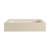 Natoma 24" Wall-Mounted Concrete Rectangular Bathroom Sink