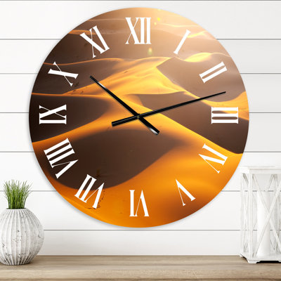 Desert MountaIn Hills - Traditional wall clock