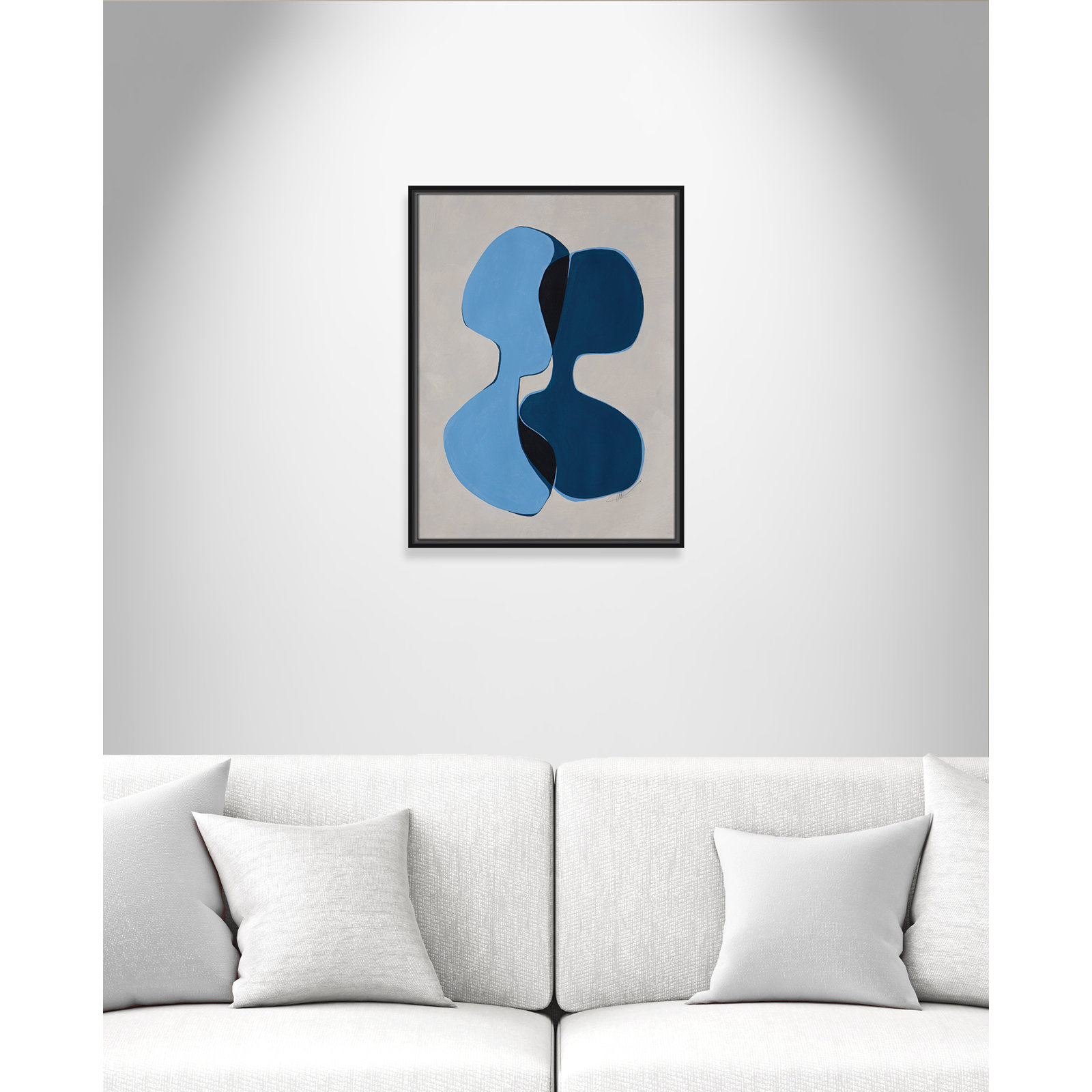 In Unity Collection "In Unity I" Print, 25.5" H x 19.5" W x 2" D, Black Framed