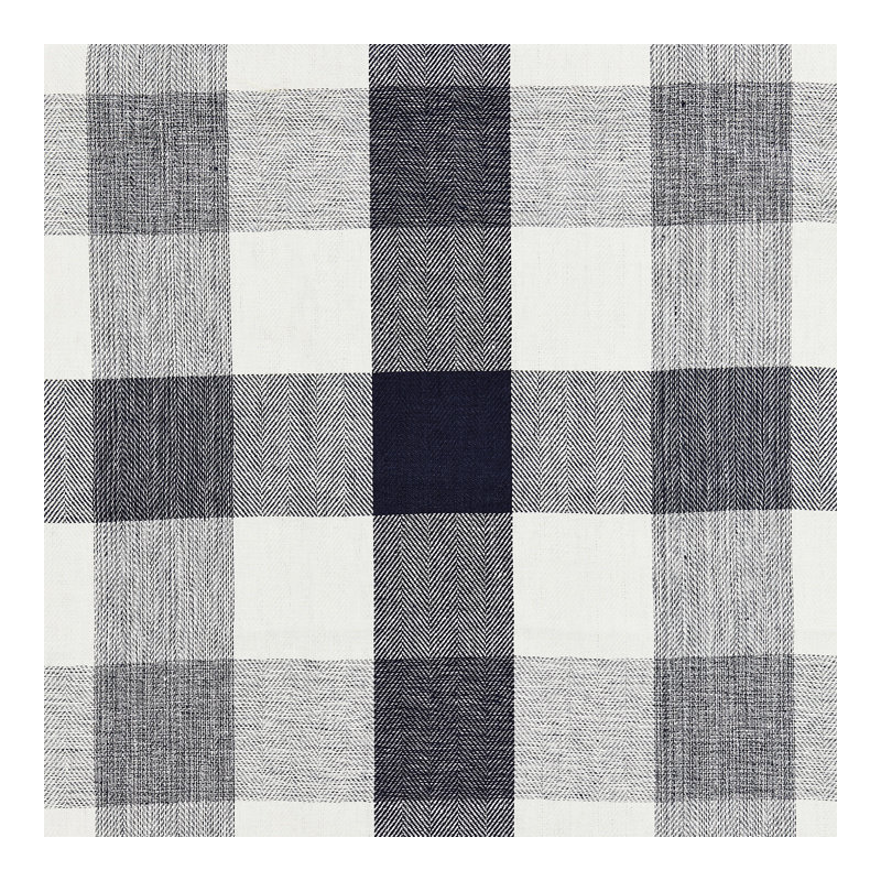 Chatham Westport Linen Plaid Fabric, Navy