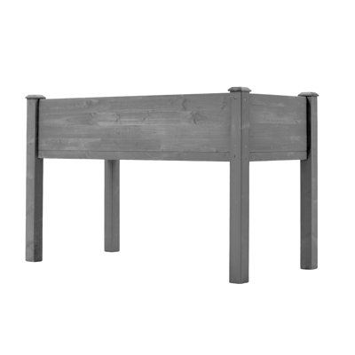 48X24x30 Inch Raised Garden Bed With Legs, Elevated Wooden Planter Box For Outdoor Plants Flowers Fruits Vegetable Herb Growing
