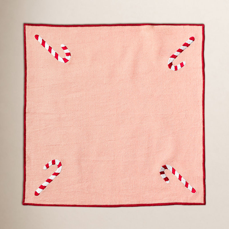 Candy Cane Provence 18 Napkin Set Of 4