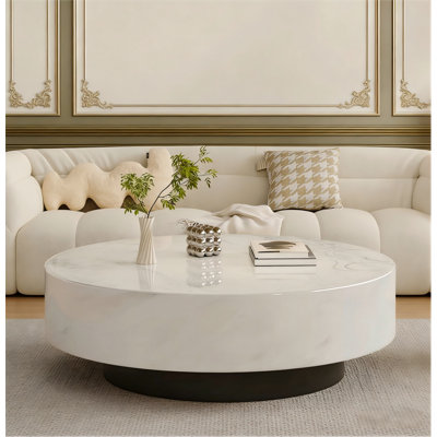 Table basse ronde pour le salon Minimalis
