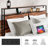 Bed Frame With Storage Headboard And 12 Drawers LED Lights, Metal Platform Non-Slip Without Noise Mattress Foundation Strong Metal Slats Support,No Box Spring Needed-247701167