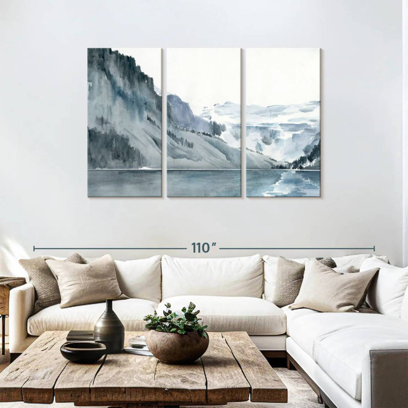 Fjords d'hiver d'Alvord I, H 48 po x l 74 po