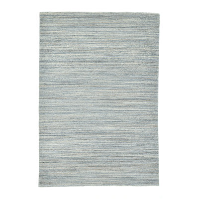 Sandiego Hand Woven Wool Grey/Silver Indoor Rug
