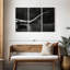 Ensemble de 3 bovins sur toile Texas Longhorn-1483466867