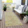 Machine Washable Indoor/Outdoor Xhevrie Khaki Rug