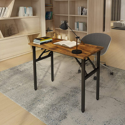 Katie Adjustable Metal Base Computer Desk