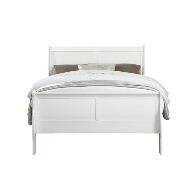 White Finish Twin Bed