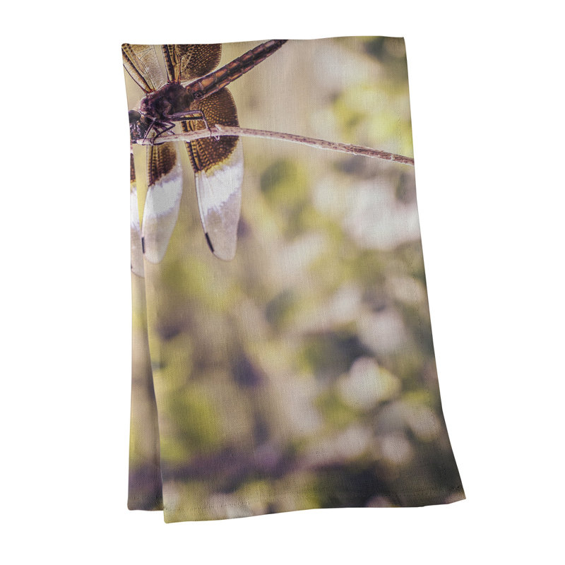 Serviette de thé libellule, Polyester sergé