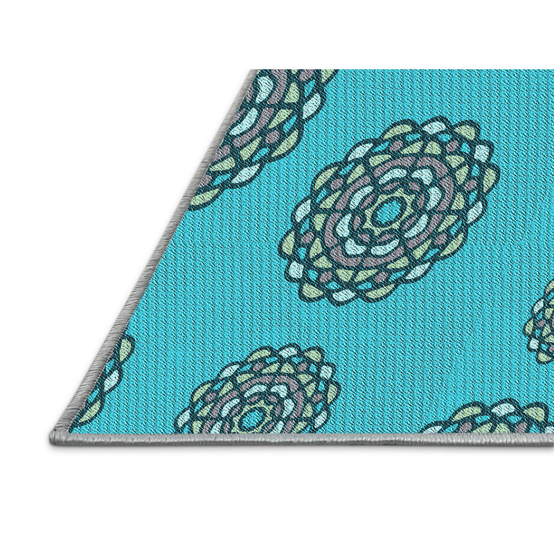 Tapis 100% à motif lavable à la machine 2989