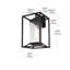 Applique murale noire Willington-285011739