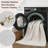 Machine Washable Modern Faux Rabbit Fur Jacquard Area Rug Soft High-Low Pile Non-Slip Backing Off-White/Beige/Cream Indoor Carpet for Bedroom, Nursery-1415774512