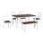 6-piece Wooden Kitchen Dining Table set