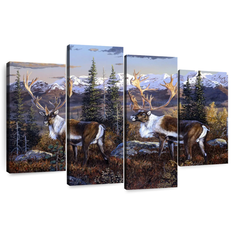 Brampt Caribou, 32" H x 52" W