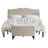 Koden Upholstered Panel Bed With Storage Bench-6346231-6346224